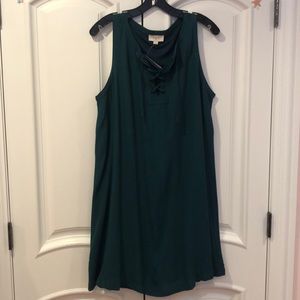 Green summer dress